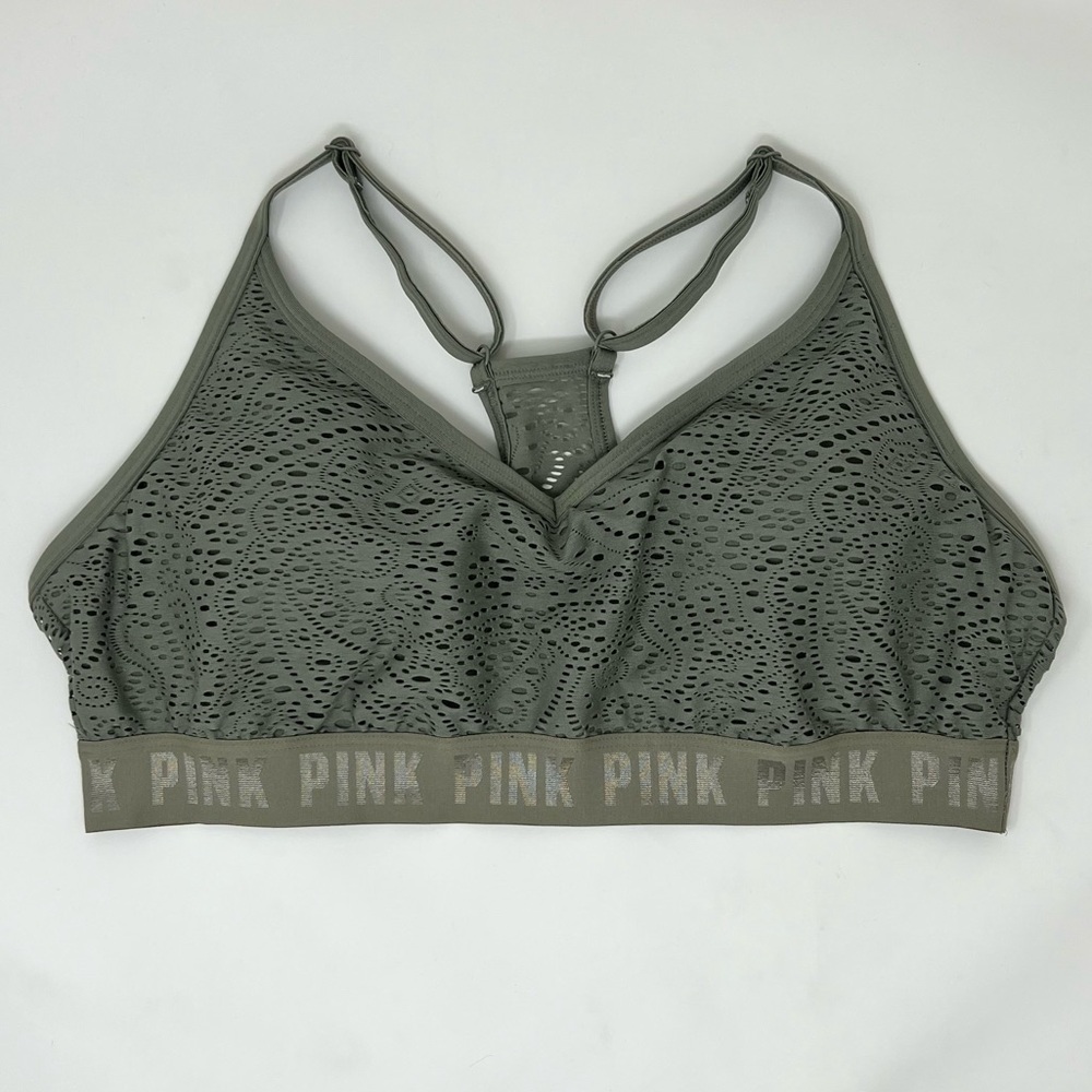 🔥VS PINK Sport Ultimate Lightly Lined Lace Bra XL